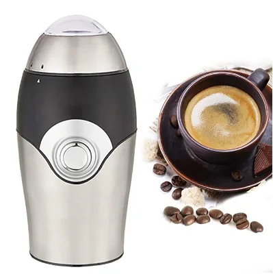 Electric Blade Coffee Grinders Stainless Steel USB Manual Power Source for Hotels Outdoor Car Use French Operating Language