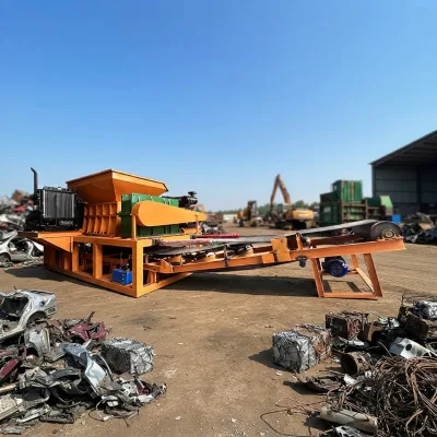Scrap Metal Processing Shredder Machine Waste Automobile Shell Aluminum Waste Motor Crushing Equipment for Recycling Plant