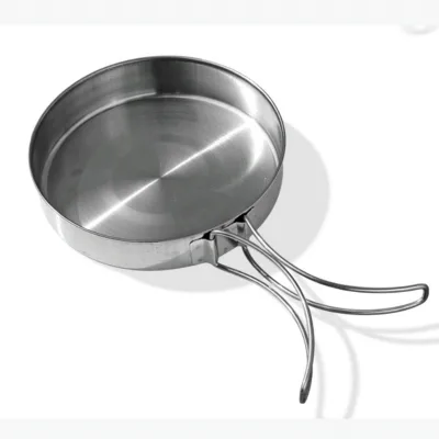 Wholesale 6 Inches Stainless Steel Portable Mini Frying Pan Egg Pan with Handle
