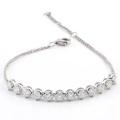 Customized High Quality Women Vvs Moissanite Bracelet Mineral Stone Bracelet Branded Designer Bracelets for Women Jewelry