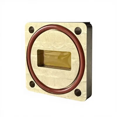 Precision Pressure Window for Waveguide, Choose WR62/WR137/WR229, Plain/Grooved Flange, 7mm