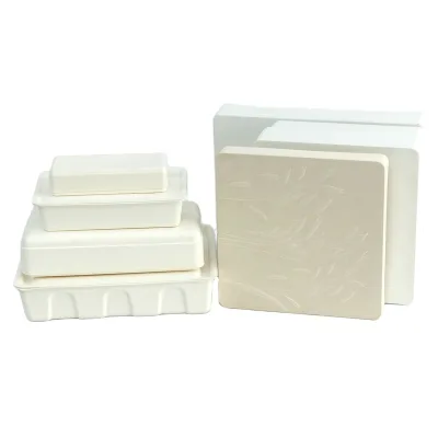 Packaging Boxes Custom Recycled Paper Box Printing Bagasse Pulp Molded