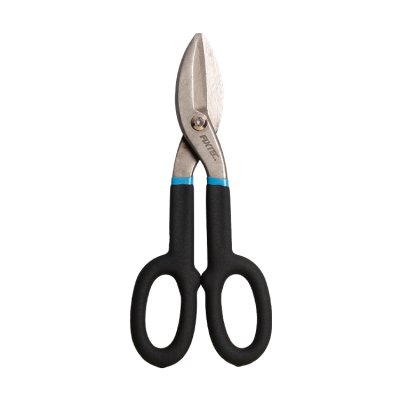 FIXTEC 10'' Tin Snip Scissors Cutting Carbon Steel Tin Snips Offset