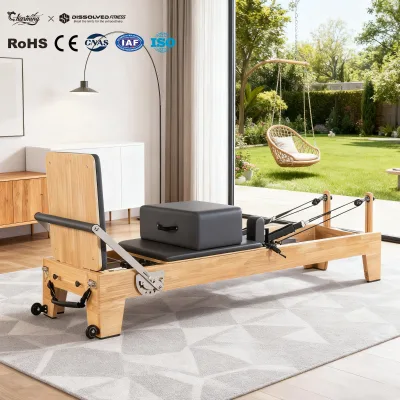 Features Adjustable Set Pliable Pilate Newest Kit Sale Wooden Machines Wood Board Exercise Suppliers Reformer Pilates Machine
