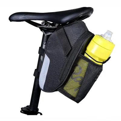 Fashionable Water-Resistant Bike Saddle Bag Bicycle Seat Pack Water Bottle Holder Cycling