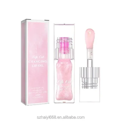 Haiyi Natural Ingredients Lip Exfoliator Lip Oil Custom Logo Long-Lasting Effects Deep Hydration and Plumping for Beautiful Lips