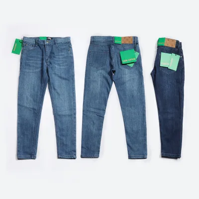 Spring and Autumn Children's Trendy Jeans 100% Cotton Embroidered Kid Jeans for Boy Clothes