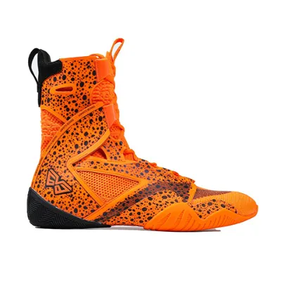 Wholesale Factory Custom High Quality Men's Powerlifting & Wrestling Shoes-Non-Slip Lace-Up Boot for Summer Mesh Lining