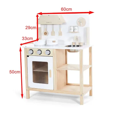 Kindergarten Furniture Play Equipment Wooden BBQ Sets Toy for Children's Pretend Play Toy Kitchen Cabinet