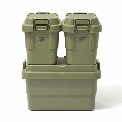 Hot Seller 50L PP Plastic Stackable Bins Storage Box with Lid