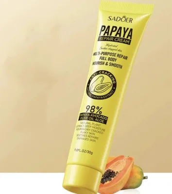 Wholesale Refreshing Body Skin Care Product Repairing Moisturizing Whitening Papaya Face Cream