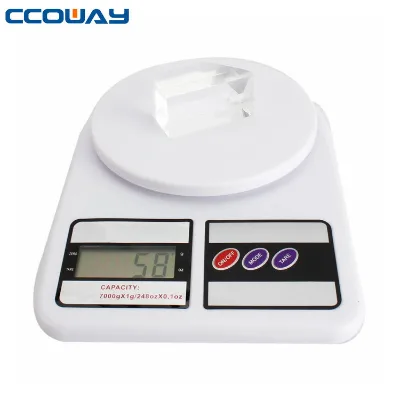 10kg Digital ABS Kitchen Scale Small Portable Digital Indicator with 1g Accuracy ROHS Certified