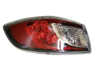 2010-2013 Mazda 3 Rear Brake Stop Light Assembly Red Plastic Tail Lamp BBM451160G Halogen & Xenon Product Category