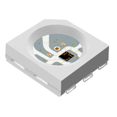 SMD 5050 LED Lighting Chips 6000K 1.8-3.4V Cool White Emitted Warm White 0.1W Power 3V-9V Variety 0.5W-1W Luminous Flux LM