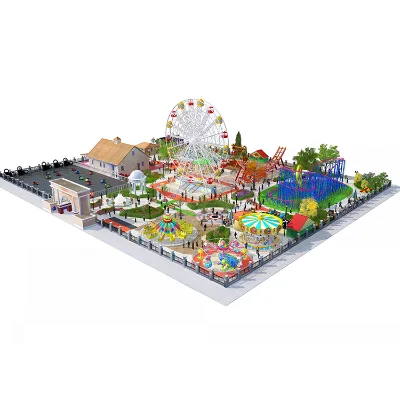 Commercial Profitable Theme Park Rides Amusement Park Equipment Solution