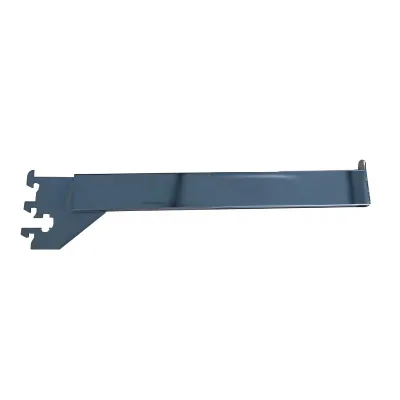 Sturdy Steel Shelf Bracket for Clothing Store & Supermarket Shelving Slotted Upright Black Finish