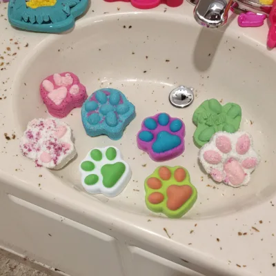 OEM Custom Logo Flora Scent Organic Bath Fizz for Paw Bath Bomb for Home Spa