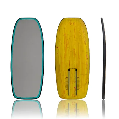 106cm Carbon Fiber Hydrofoil Surfboard Lightweight Thin Wood Grain Non-motorized Hydrofoil Board for Water Surfing