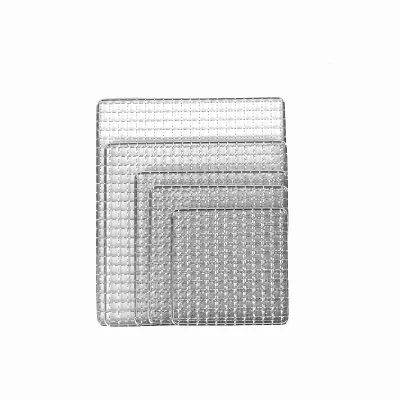 New Design Stainless Steel Iron Wire Grill Net Mesh for Fish Meat & Vegetable Barbecue Folding BBQ Grilling Basket Accessories