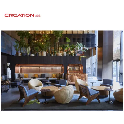 CREATION Ace Hotel Kyoto Public Area and Guest Room Furniture Modern Lounge Sofas and Luxury Beds