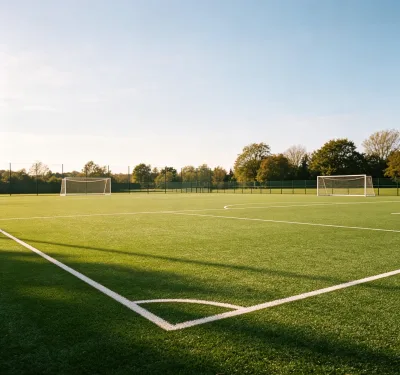 Custom Size Football Artificial Turf Anti Aging Faux Grass Carpet for Soccer Court Sports Club