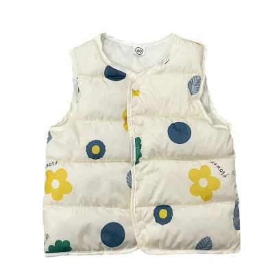 Hot Selling Special Design Kids Vintage Puffer Vest Baby Kid Outdoor Warm Vests for Boys and Girls