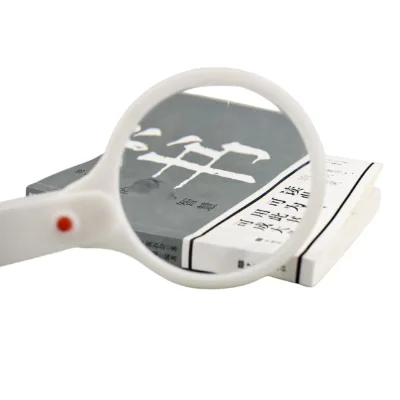 90MM HD Acrylic Optics for Reading and Viewing 180-degree Folding Handheld Will Carry 3X Magnifying Glass with Hole