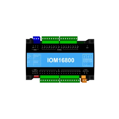 Sunfull IOM16800 Industrial IO Module, Remote Digital Analog I/O Controller for PLC Automation and IoT Systems