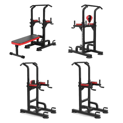 Factory Directly Offer Four Styles Multi Function Pull up Bar Power Tower Dip Station