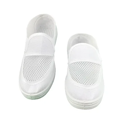 High Quality Clean Room White Safety Work Anti-static Shoes Mesh PU Electrostatic ESD Shoe