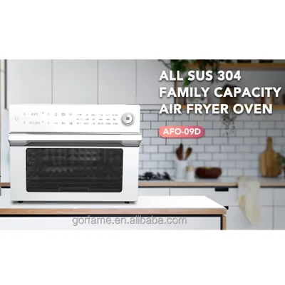 Electric Air Fryer Oven Regulate Precise Temperature 90-450℉ Temp + 18 Preset Functions Low Surface Temperature