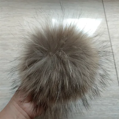 High Quality Raccoon 12cm Fluffy Rabbit Fur Balls