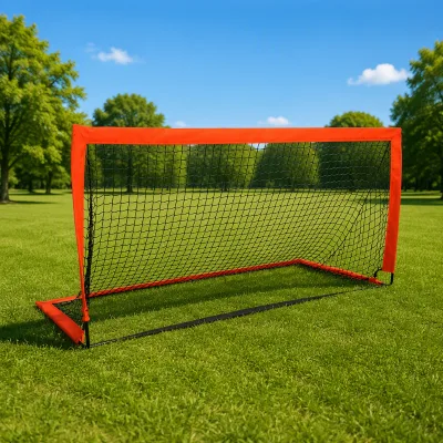 Children Fiberglass tube Portable Foldable Soccer Goal with Net Stand for Outdoor Kindergarten Training and Matches