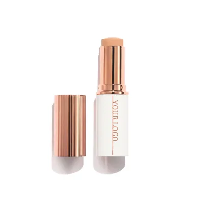 Private Brand Vegan Natural Skin Smoother Foundation Stick Long-Lasting Concealer Full Coverage Face Makeup Foundation Stick
