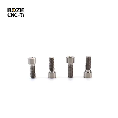 Titanium Alloy Grade 5 Bicycle Bolt Mtb Bolts with Different Colors Round Head for BXM Stem