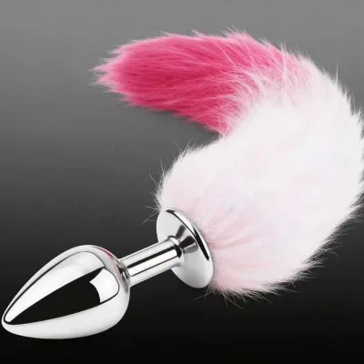 SM Game Play Reusable Long Tail Anal Plug with Eco-Friendly Feature for Green Buyers