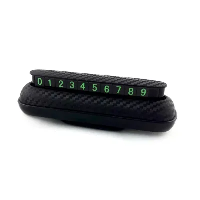3R Auto Parks Stop Accessories Car Temporary Parking Card Luminous Phone Number Card Plate