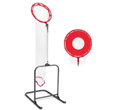 Adjustable Height and Angle Volleyball Practice Net Setter Training Equipment Sturdy Steel Base for Indoor and Outdoor Bumping