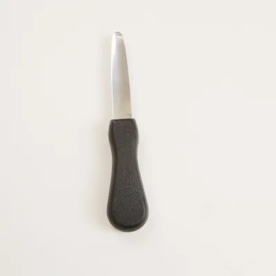 Stainless Steel 4inch Mini Butter Spreader Knife With Black Non-slip Handle Small Jam Cream Spatula for Bakery Cafe Hotel