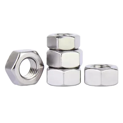 Left-hand Metric M10 Hex Nuts Zinc Plated Grade 10.9 12.9 Suitable for Wide Range Equipment Maintenance Manufacturing