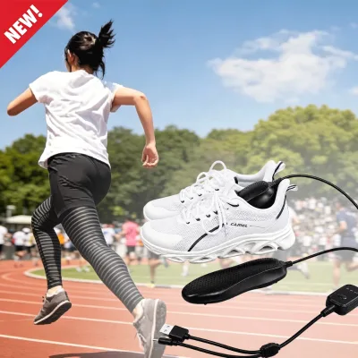 Nano Shoe Dryer & Sterilizer 2-in-1 USB Rechargeable Foldable Electric Boot Dryer with Timer Fast Drying for All Footwear