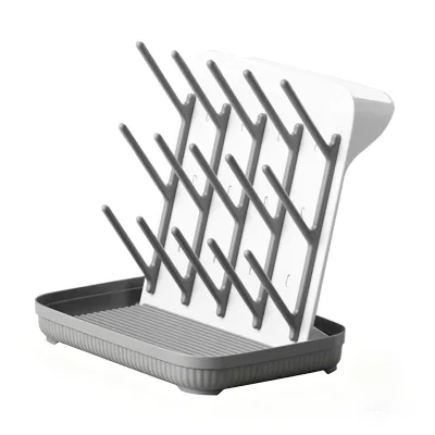 Doublecare Baby Bottle Drying Rack 5-Tier Large Capacity Quick Drain ABS Stable for Cups Accessories