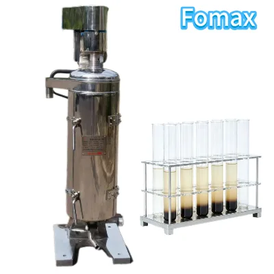 Rapid Changeover Multi Product Flexible Tubular Centrifuge for Diverse Olive Oil Varieties Different Milk and Various Waste Oil