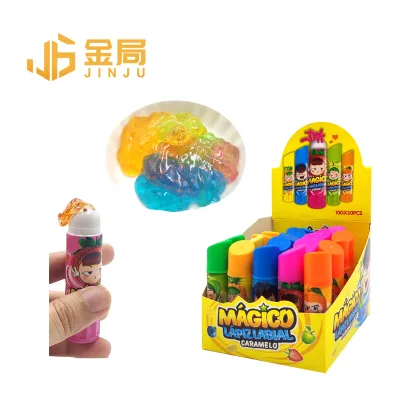 Halal Delicious Lipstick Shaped Fruity Snacks Liquid Jam Jelly Candy Kids Candy Healthy Fruit Jelly Candy