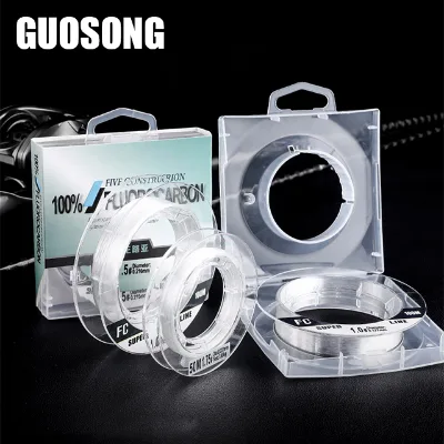 30M 50M 100M 100% Fluorocarbon High Quality Carbon Fiber Fishing Lines with Custom Branding