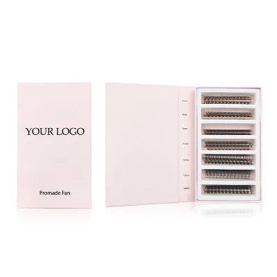 Hand Made 3D 4D 6mm 7mm Lower Pre Made Volume Eyelash Extensions ultra Speed Premade Lashes