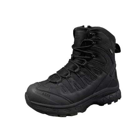 Winter Training Essentials Ankle Height Chelsea and Desert Moto Boots with Practical Toe Button Closure