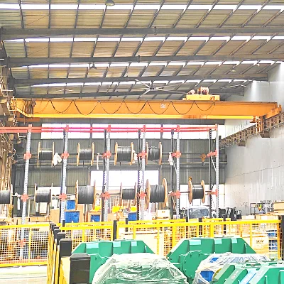 International hot 20 ton capacity wheels travelling bridge crane for sale