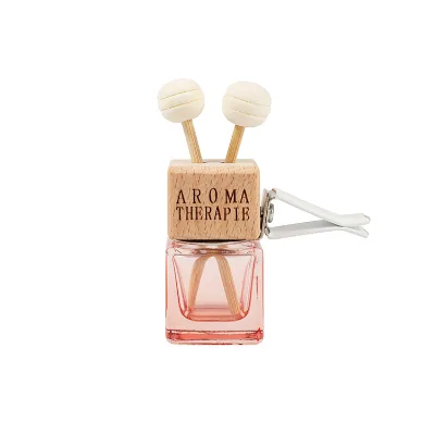 Clear Glass Air Freshener Vent Decoration Car Outlet Essential Oil Diffuser for Reed Diffuser Vials Aromatherapy Diffuser Set