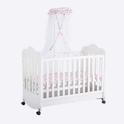 New Born Baby Solid Wood Cots Movable Baby Bed Design Baby Cribs Price With Drawers
